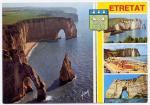 Carte Postale Moderne non crite Seine Maritime 76 - Etretat, les falaises
