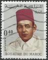 MAROC - 1968 - Yt n 543 - Ob - Roi Hassan II 0,40c