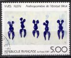 France 1989; Y&T n 2561; 5,00F oeuvre de Yves Klein