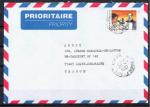 Cote d'Ivoire  timbre sur lettre N 954