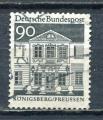 Timbre  ALLEMAGNE RFA  1966  Obl   N  359   Y&T  Edifice