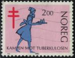 Norvge 1982 Oblitr Used Sant Campagne Anti Tuberculose Y&T NO 818 SU