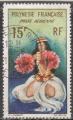 POLYNESIE PA N 7 de 1964 oblitr. "danseuse tahitienne" Cot 2