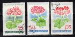 Eur. Roumanie. 1968. N 2392. 2393. 2395. Obli. Fleurs.