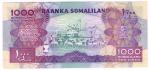 **   SOMALILAND     1000  shilling   2011   p-20    UNC   ** 