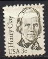 ETATS UNIS N 1479 o Y&T 1983 Henry Clay
