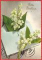 Fleurs : Muguet - Carte crite TBE