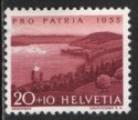 Suisse 1955; Y&T n 564 *; 20c + 10 lac d'Aegeri; Pro Patria