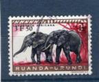 Timbre Ruanda - Urundi Oblitr / 1959 / Y&T n212.