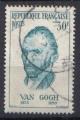  timbre France  1956 - YT 1087 - Personnages clbres - Vincent Van Gogh 