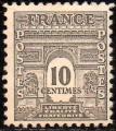 FRANCE - 1944 - Y&T 621 - Arc de Triomphe - Neuf avec charnire