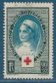 N°422 75ème anniversaire de la Croix-Rouge Internationale - infirmière oblitéré