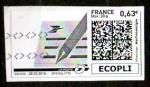 France Oblitr Montimbrenligne 0,63  Ecopli Enveloppe stylo