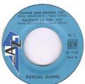 EP 45 RPM (7")  Pascal Danel  "  Comme une enfant  "