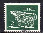EUIE - 1976 - Yvert n 318B - Art irlandais ancien (Chien stylis) - Bande de 4