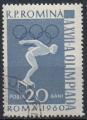 ROUMANIE N 1806 o Y&T 1960 Jeux Olympiques de Rome (Natation)