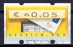 ALLEMAGNE - 2002 - Vignette ATM 0.05 