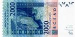 Afrique De l'Ouest Niger 2004 billet 2000 francs pick 616b neuf UNC