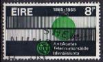 IRLANDE N 170 o Y&T 1965 Centenaire de l'union internationale des tlcommunica