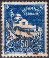 ALGERIE - 1926 - Yt n 47 - Ob - Alger ; mosque de la pcherie 0,50c bleu