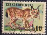 TCHECOSLOVAQUIE N 1525 o Y&T 1966 Animaux de chasse (Lynx)