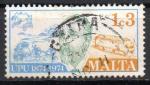 MALTE N 492 o Y&T 1974 Centenaire de l'UPU