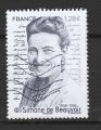France timbre oblitr anne 2021 Simone de Beauvoir 