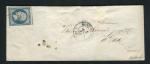 Rare lettre de Mont de Marsan pour Dax ( Landes 1853 ) avec un n° 10
