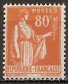  france -- n 366  neuf/ch -- 1937