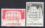 LUXEMBOURG - 1985 - Btiments -  Yvert - 1081/1082  - Oblitrs