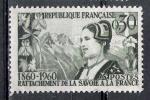 France 1960; Y&T n 1246; 0,30F, Rattachement du Duch de Savoie