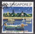 SINGAPOUR N 584 de 1990 oblitr  