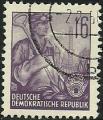 Alemania (RDA) 1953.- Plan Quinquenal. Y&T 124. Scott 162. Michel 369XIIN.