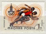 HONGRIE N PA 431 o Y&T 1980 Jeux Olympiques de Moscou (course de vitesse)
