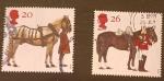 GB 1997 ANNIV BRITISH HORSE SOCIETY YT 1972 / 1973