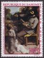 Timbre PA neuf ** n 117(Yvert) Dahomey 1970 - Tableau de Courbet