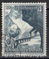 Allemagne 1938; Y&T n 617; 4p+3, paysage & fleur