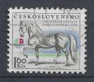 TCHECOSLOVAQUIE - 1976 - Yt n 2174 - Ob - Exposition agricole ; cheval