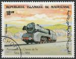 Timbre oblitr n 566(Yvert) Mauritanie 1985 - Rail, locomotive Srie 10-1956