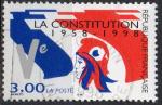 FRANCE N 3195 o Y&T 1998 40e Anniversaire de la constitution