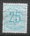 Belgique - 1966 - Yt n 1368 - Ob - Srie courante Lion 25c turquoise