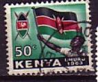 Kenya 1963  Y&T 7  oblitr  