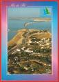 Charente-Maritime ( 17 ) Île de Ré : Vue aérienne du pont - Carte écrite 1990 BE