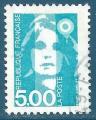 N2625 Marianne du Bicentenaire 5.00 bleu-vert oblitr