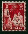 Australie 1958 - Y&T 247 - oblitr - Adoration du Christ