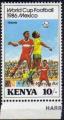 Kenya 1986 - Coupe du monde de foot  Mexico (tte) 10', Neuf sc/MNH - YT 364 **