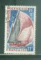 Polynsye Francaise 1966  YT 37 xx Transport maritime