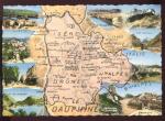 CPM Le DAUPHINE La carte touristique Multi vues