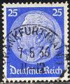 Allemagne Poste Obl Yv:493 (TB cachet à date) Frankfurt/M 7-5-36 Mi:522