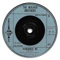 SP 45 RPM (7")   The Walker Brothers  "  No regrets  "  Angleterre
